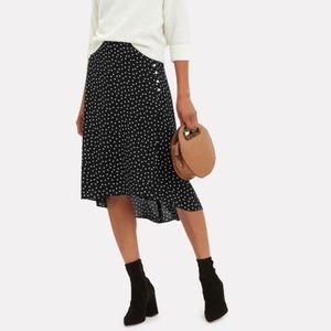 COPY - INTERMIX Casey Polka Dot Midi Skirt